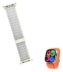 Pulseira Smartwatch de Tecido 42/44/45/49 com Fecho de Aço Inoxidável Sport