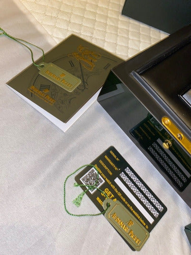 Caixa Verde Audemars Piguet Royal Oak Todos Os Documentos