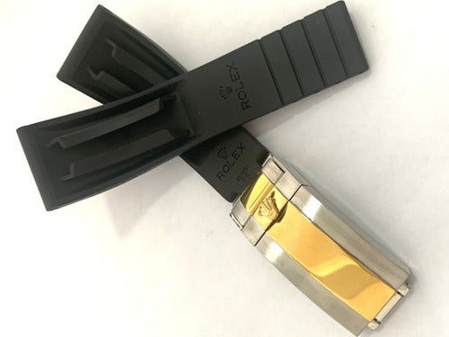 Pulseira Para Relógio Rolex 20mm Fecho Misto