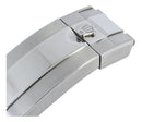 Fecho Rolex com ajuste de 20mm em aço escovado