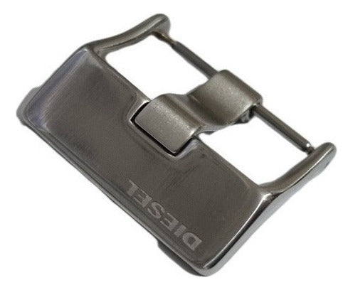 Fecho Fivela Para Relógio Diesel 24mm Prata
