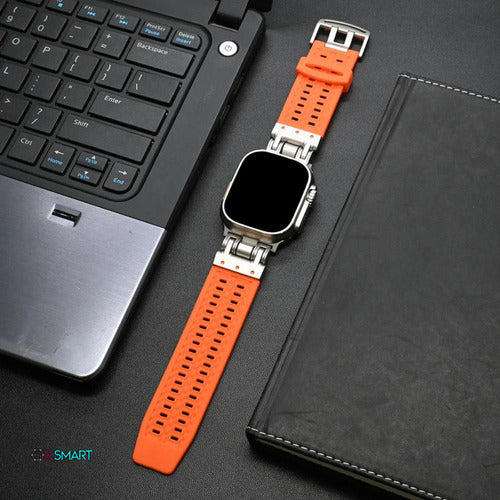 Pulseira Para Smartwatch 42/44/45 Ultra 49mm Titanium