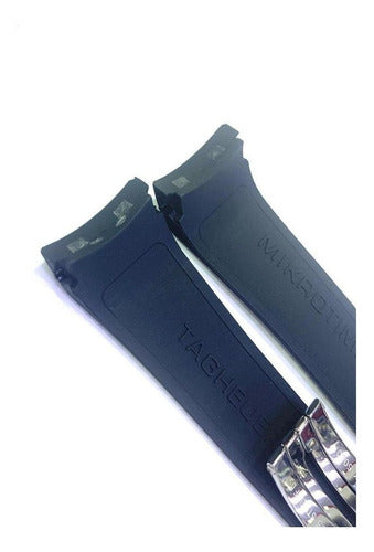 Pulseira Tag Heuer Carreira 22mm Silicone Completo