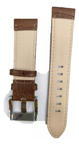Pulseira Couro Para Relógio Mont Blanc Cores Premium