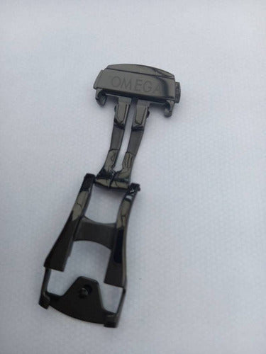 Fecho Omega Aço Preto Polido 20mm