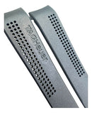 Pulseira Tag Heuer 20mmx18mm Preta Borracha Fecho Aço Inox