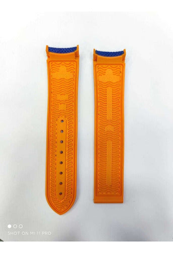 Pulseira Omega Nylon Azul 22mm Seamaster Speedmaster