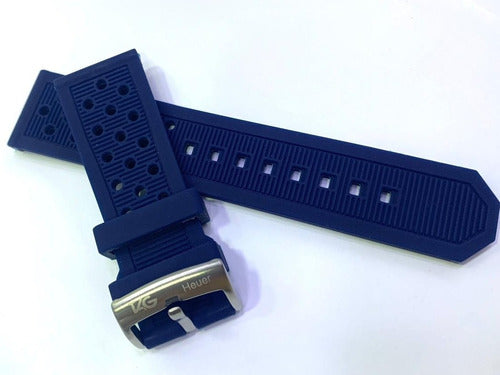 Pulseira- Silicone Azul Marinho Tag Heuer 24mm Aquaracer
