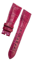 Pulseira Gaga Milano Itália 24x16mm Couro Genuíno Rosa