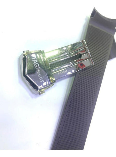 Pulseira Tag Heuer Marrom 24mm Mercedes Benz Completo
