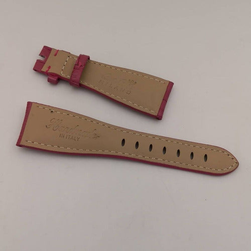 Pulseira Gaga Milano 24mm Couro Rosa