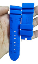 Pulseira Panerai Azul Silicone 24mm Alta Qualidade