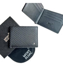 Carteira de Couro Genuíno Mont Blanc 112x82mm