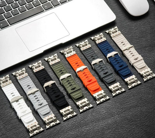 Pulseira Smartwatch Band 42/44/45/49 Cores Fecho Titanium