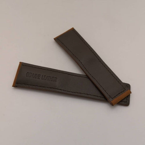 Pulseira Tag Heuer 24mm Couro Genuíno