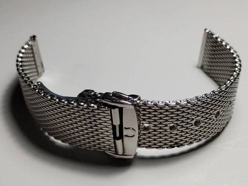 Pulseira Omega Aço James Bond Seamaster Planet Ocean 20mm
