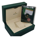 Caixa/Estojo Rolex Completa de Madeira, com Certificados e Manual.