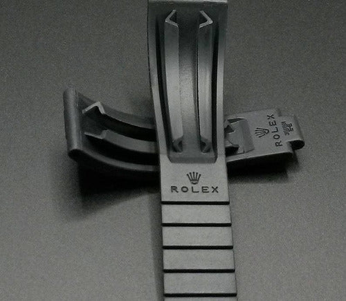 Pulseira Rolex Oysterflex 20mm Silicone Preto