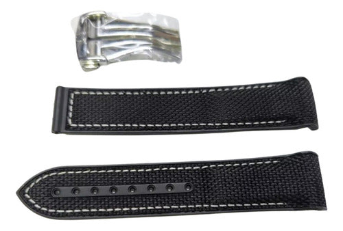 Pulseira Omega 22mm Seamaster Nylon Completo