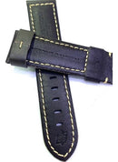 Pulseira Panerai Couro Marrom Escuro 24mm Completo