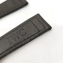 Pulseira de Relógio IWC de Nylon e Couro Preta 22x18