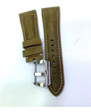 Pulseira Panerai Couro Camurça 26mm Completo