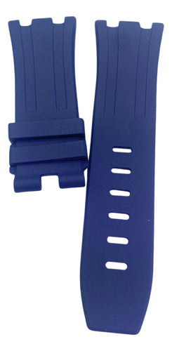 Pulseira Audemars Piguet Azul Escuro Borracha 28mmx24mm