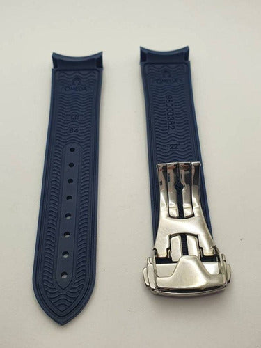 Pulseira Borracha Omega Seamaster 22mm Completo