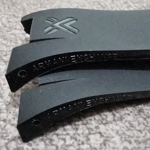 Pulseira Borracha Para Armani Exchange Completa Com Fivela
