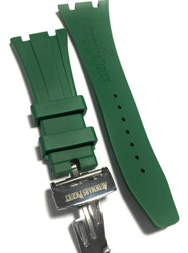 Pulseira Ap 28mm Borracha Verde Completo