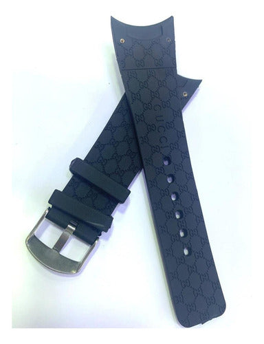 Pulseira Gucci Silicone 26mm Completo