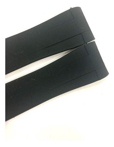 Pulseira Rubberb Preto 20mmx16mm