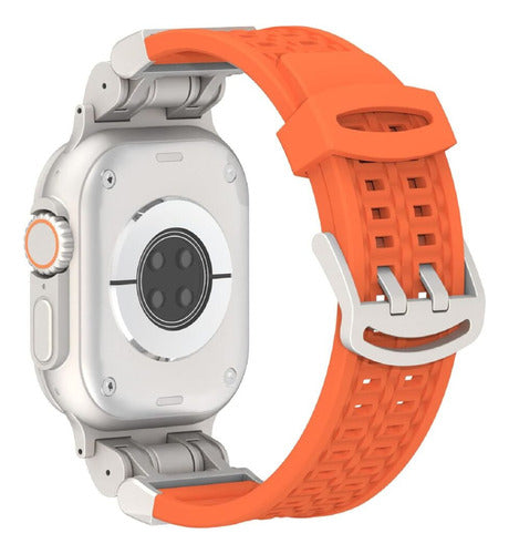 Pulseira Para Smartwatch 42/44/45 Ultra 49mm Titanium