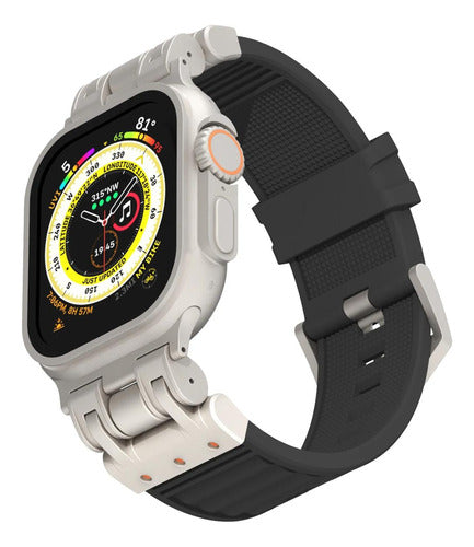 Pulseira Para Smartwatch 42/44/45 Ultra 49mm Titanium