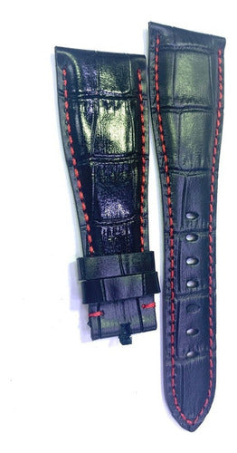 Pulseira Gaga Milano Couro Preto P/ Relógios Originais