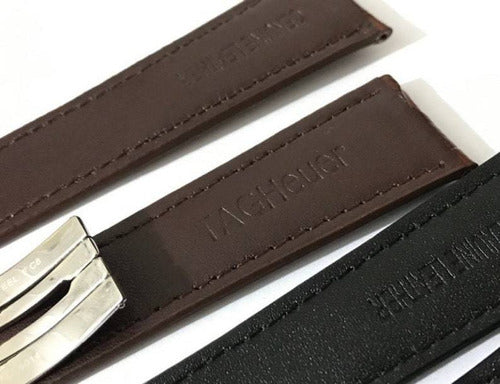 Pulseira 22mm Tag Heuer Couro Completo
