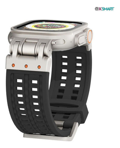 Pulseira Para Smartwatch 42/44/45 Ultra 49mm Titanium