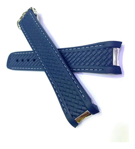 Pulseira Silicone Omega Diver 300 Seamaster 20mm