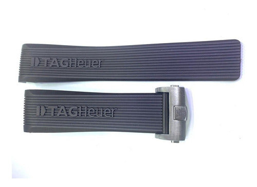 Pulseira Tag Heuer Marrom 24mm Mercedes Benz Completo