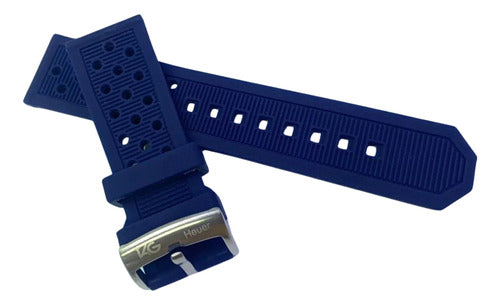 Pulseira- Silicone Azul Marinho Tag Heuer 22mm Aquaracer