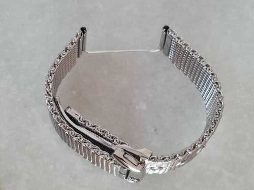 Pulseira Omega Aço 20mm Completo