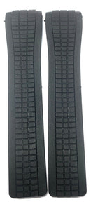 Pulseira Patek C10 Preta de Borracha/Silicone 20mm