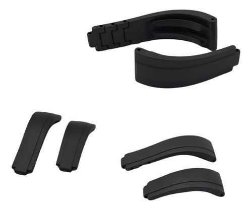 Pulseira Rolex Rubber 20mm Oysterflex Preta