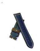 Pulseira Panerai Couro Envelhecido 24mm Completo