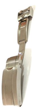 Fecho Rolex com Ajuste 20mm Aço Escovado Glidelock System