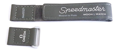 Pulseira Nato Nylon Compatível Omega Swatch Missão Espacial