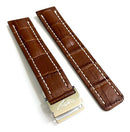 Pulseira de Couro para Relógio Breitling Chronomat