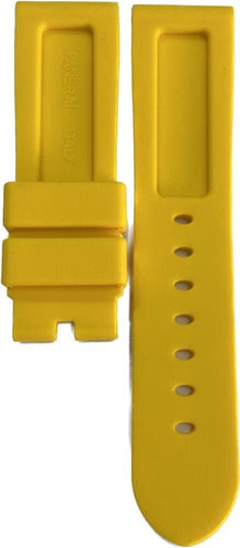 Pulseira Para Relógio Panerai Em Silicone 24mm