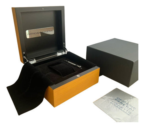 Caixa Estojo Panerai Certificado E Manual Completo