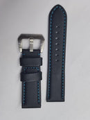 Pulseira Panerai Nylon 26mm Costura Azul Completo